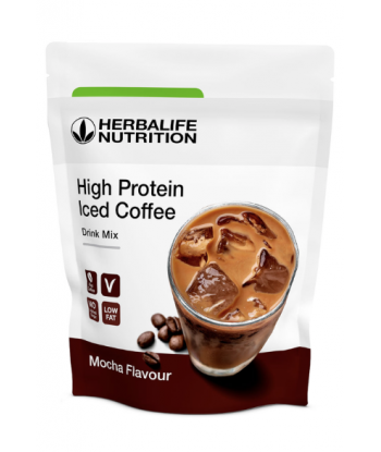 High Protein Iced Coffee Latte
